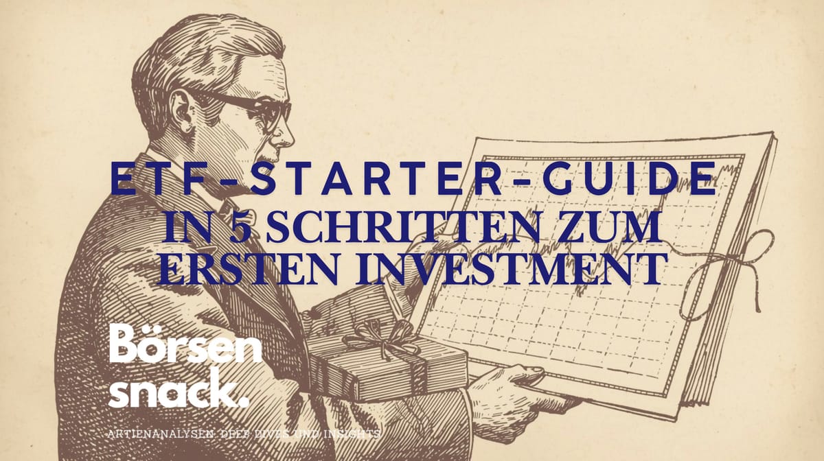 ETF-Starter-Guide: In 5 Schritten zu deinem ersten Investment